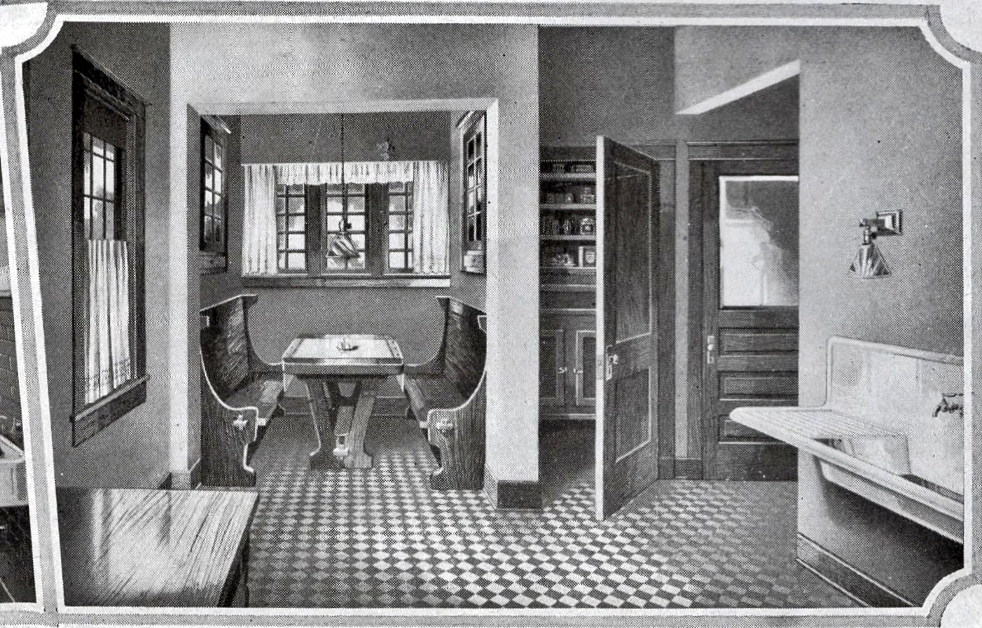 Inside the Sears Magnolia In 1918 and 1985 Sears Modern Homes